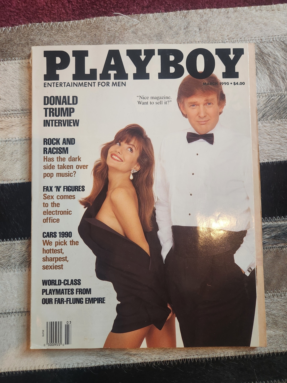 PLAYBOY Magazine March 1990 Featuring Donald Trump